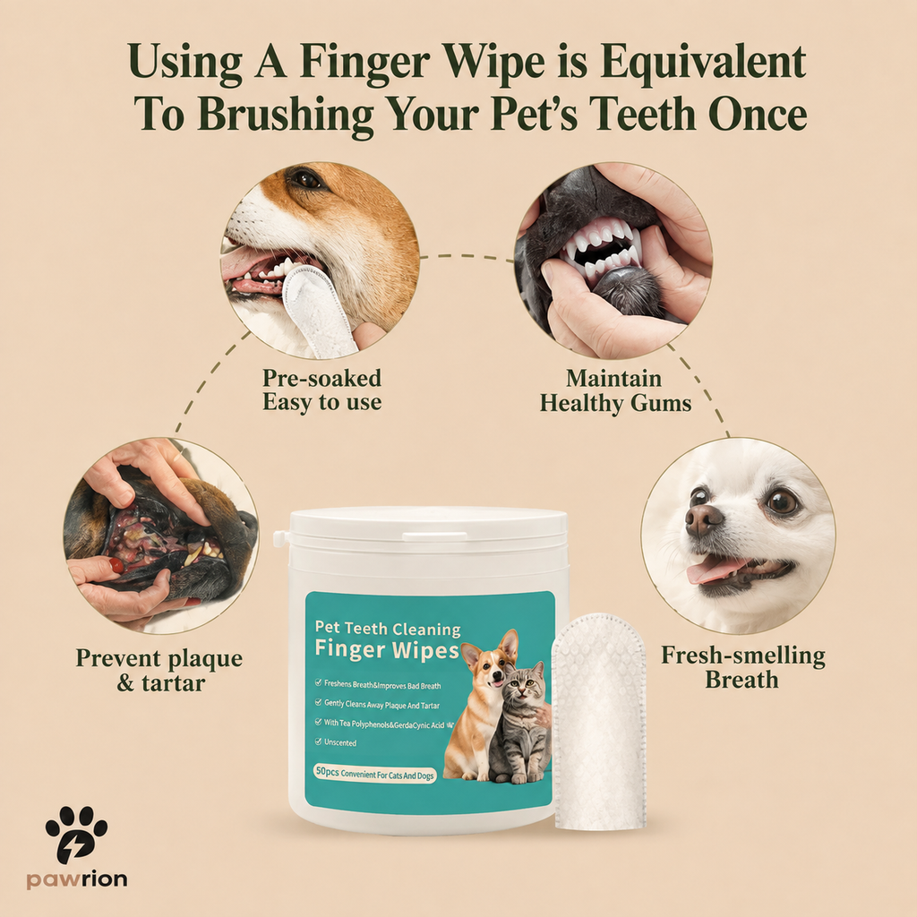 Pet finger toothbrush