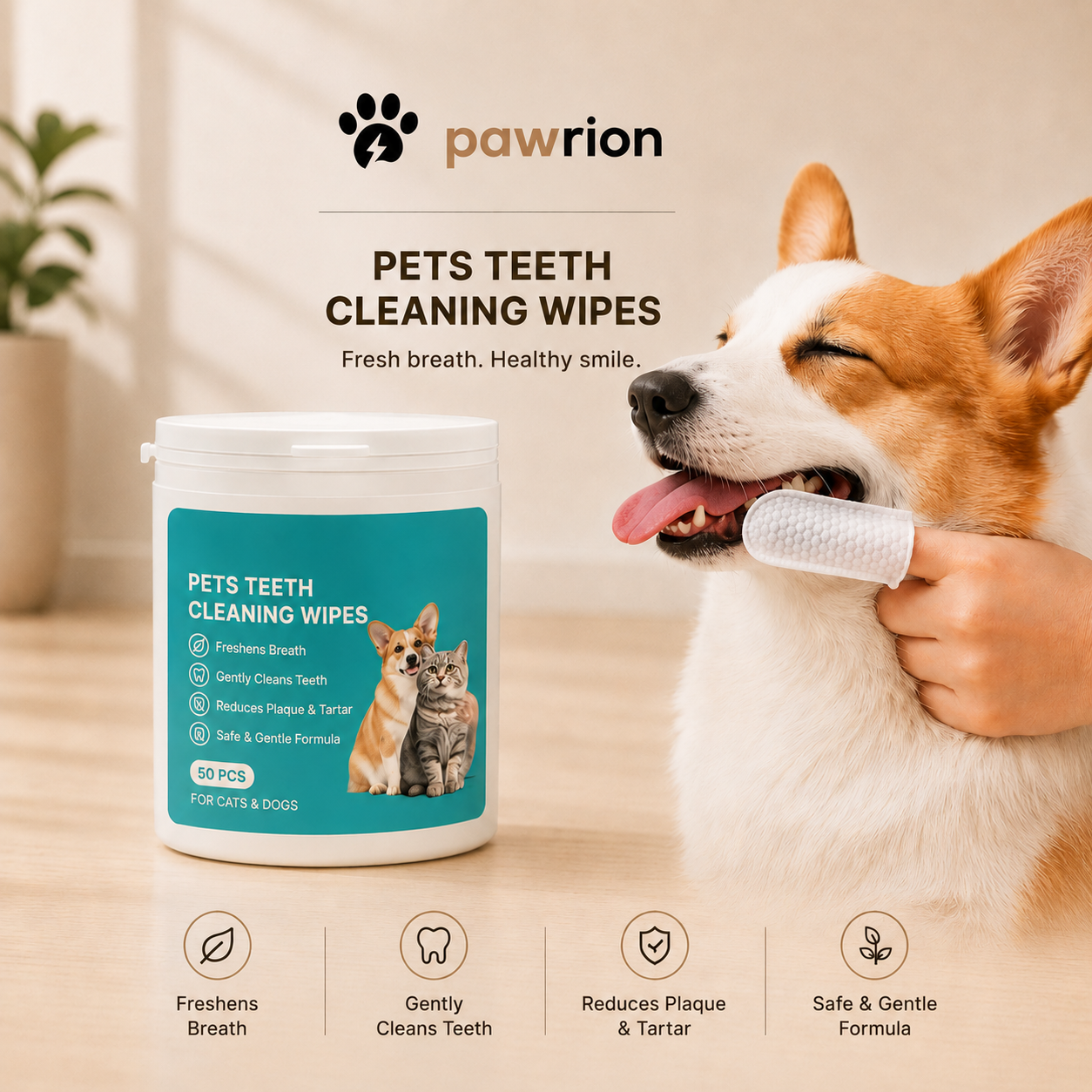 Pet finger toothbrush