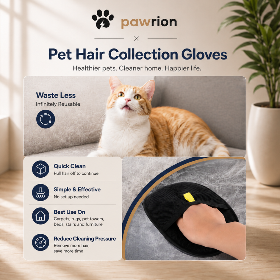 Pet Hair Cleaning Gloves