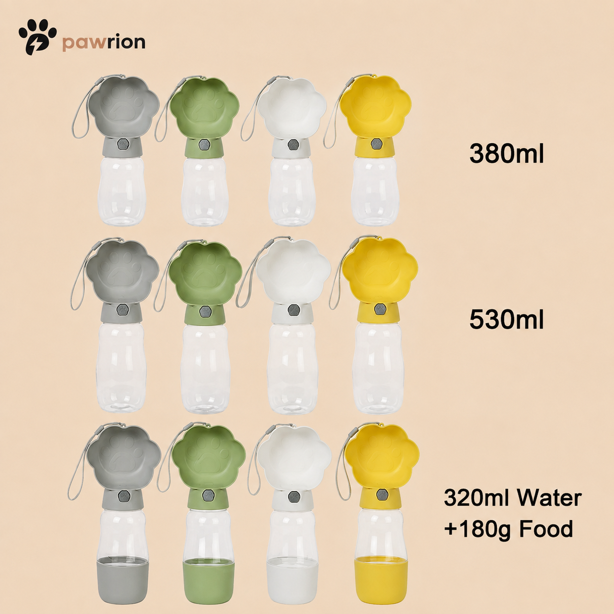 Drinking Bottle Food and Water Container