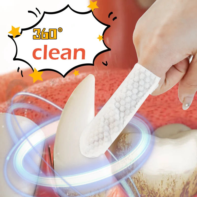 Pet finger toothbrush